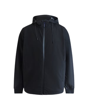 Chaqueta Con Capucha Híbrida Aquascutum Active Shell Negra