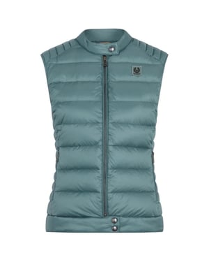 Chaqueta De Plumas Tipo Chaleco Azul Drew De Belstaff