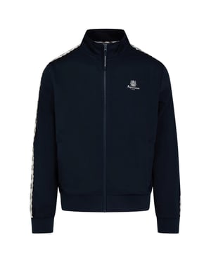 Chaqueta Deportiva Con Cremallera Aquascutum Active Crest Tape Color Azul Marino