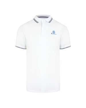 Polo Aquascutum Active De Algodón Blanco Óptico