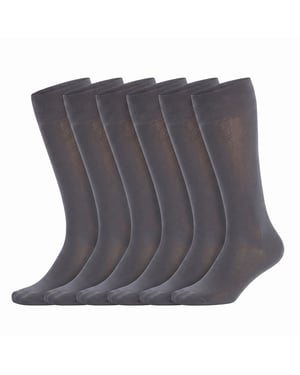 6 Pares de Calcetines Ejecutivos para Hombre KL66030