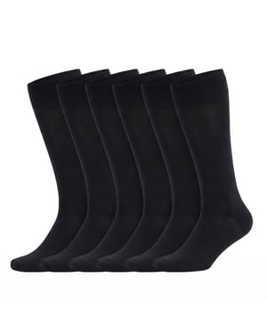 6 Pares de Calcetines Ejecutivos para Hombre KL66030