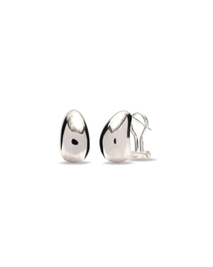 Pendientes Omega Back para Mujer en Plata de Ley 925 BIPE016