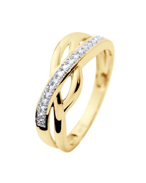 Alliance Diamonds 0.040 CTS Oro amarillo