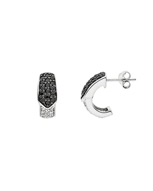 Diadema - Pendientes - Black & White - Colección de joyas de amor