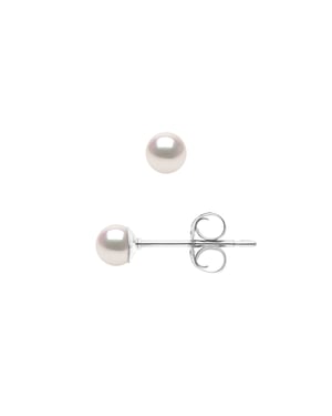 DIADEMA - Pendientes - Verdadera Perla Cultivada Akoya Japonesa - Calidad AA+
