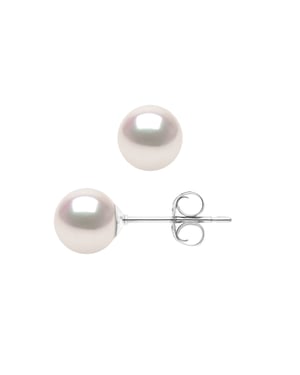 DIADIMAS - Pendientes - Verdadera perla cultivada Akoya japonesa - Calidad AA+