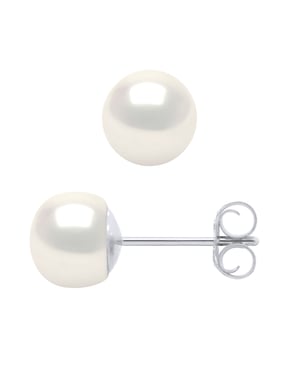 Pendientes Pearl Freshwater 6-7 mm Negro 925