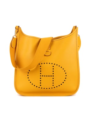 Hermès Evelyne I  en  amarillo Cuero de ternero