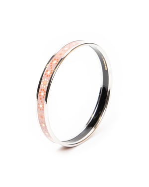 Hermès Enamel Bangle PM en  rosa Acero inoxidable sin níquel