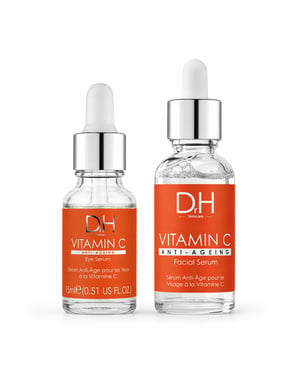 Dr H Dúo de sérum iluminador con vitamina C antiedad