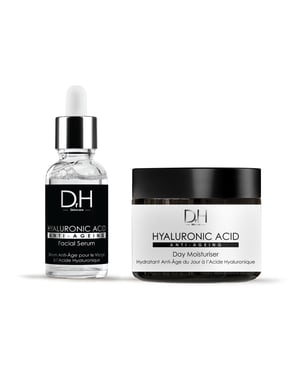 Dr H Sérum facial antiedad con ácido hialurónico + crema hidratante de día