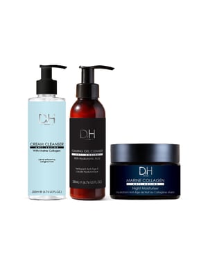 Dr H Pack de limpieza e hidratación antiedad