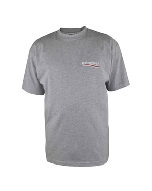 Balenciaga Camiseta oversize Gris