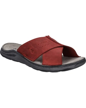 JOSEF SEIBEL Hombres Sandalia Maverick 04 en rojo