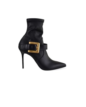 Balmain Botines Anthem de 95 mm Negro