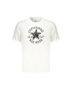 Camiseta de Algodón Blanca para Hombre de Converse