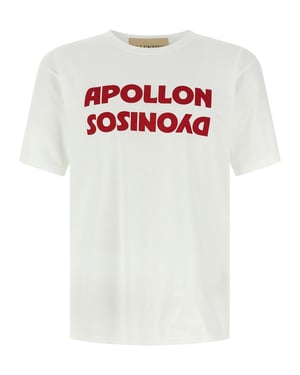 Camiseta de Algodón Blanca Valentino Garavani