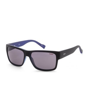 Gafas de sol Hugo Boss para hombre 58mm Negro mate Azul HG0176-S-0VK-IR