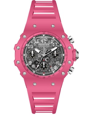Invicta Racing 69623 Reloj de Hombre - Movimiento de Cuarzo - Acrílico con Esfera Plateada - 40 mm