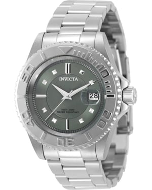 Invicta Pro Diver 49919 Reloj de Hombre - Movimiento de Cuarzo - Acero Inoxidable con Esfera Verde - 40 mm