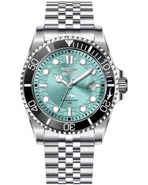 Invicta Pro Diver 50804 Reloj de Hombre - Movimiento de Cuarzo - Acero Inoxidable con Esfera Azul - 43 mm