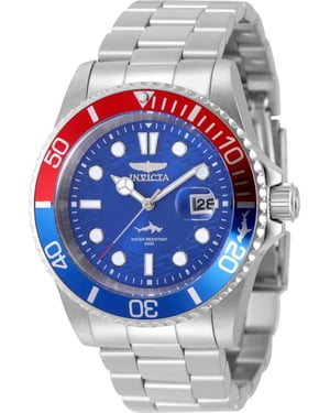 Invicta Pro Diver 50831 Reloj de Hombre - Movimiento de Cuarzo - Acero Inoxidable con Esfera Azul - 42 mm