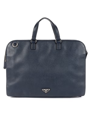 Prada Briefcase  en  Marina Cuero de ternero