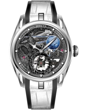 Invicta Celestial 70140 Reloj de Hombre - Movimiento Automático - Acero Inoxidable con Esfera Plateada - 44 mm