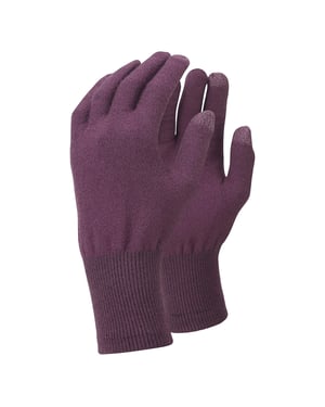 Guantes Térmicos Ligeros de Merino para Hombre con Tactilidad, Ideales para Senderismo y Secado Rápido