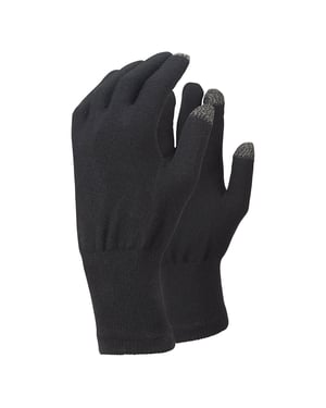 Guantes Táctiles de Merino para Hombre Ligeros y Cálidos para Senderismo al Aire Libre de Secado Rápido