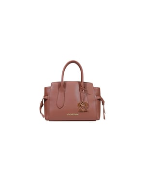 Bolso de Polietileno Marrón Love Moschino