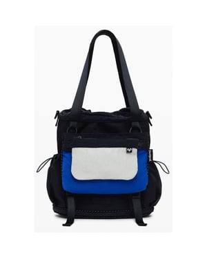Bolso convertible de poliéster negro para mujeres Desigual