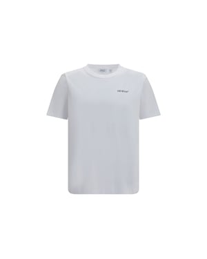 Camiseta de algodón blanca Off-White