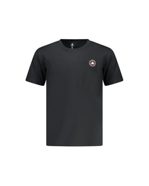 Camiseta de Hombre de Algodón Negra Converse