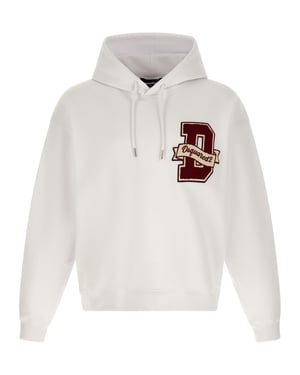 Sudadera de Algodón Blanca Dsquared²