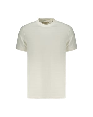 Camiseta de Hombre de Algodón Blanca Guess Jeans