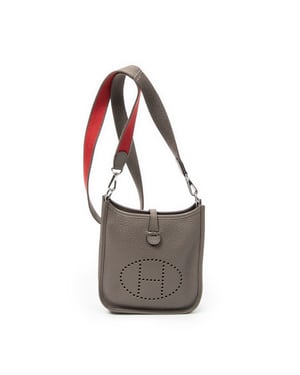 Hermès Evelyne TPM en  gris Cuero de ternero