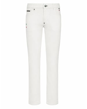 Vaqueros De Corte Slim Basic