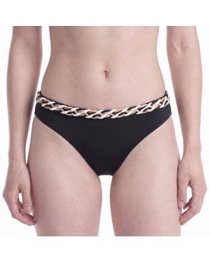 Fondo de bikini para mujer con cinturilla trenzada 50561359