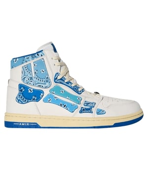Amiri Skel Top Hi Bandana Azul