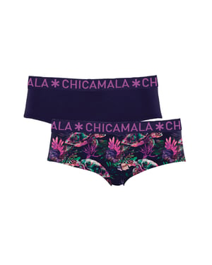 Chicamala Bragas para Mujer - Pack de 2 - Ropa Interior para Mujer