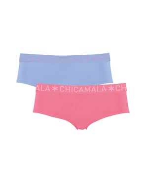 Chicamala Bragas para Mujer - Pack de 2 - Ropa Interior para Mujer