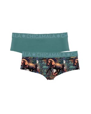 Chicamala Bragas para Niña - Pack de 2 - Ropa Interior para Niña