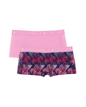 Chicamala Braguitas Bóxer para Niña - Pack de 2 - Ropa Interior para Niña