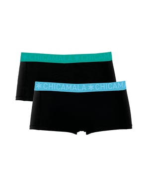 Chicamala Braguitas Bóxer para Niña - Pack de 2 - Ropa Interior para Niña