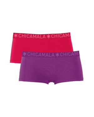 Chicamala Braguitas Bóxer para Niña - Pack de 2 - Ropa Interior para Niña