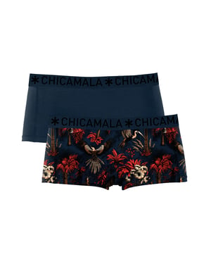 Chicamala Braguitas Bóxer para Niña - Pack de 2 - Ropa Interior para Niña