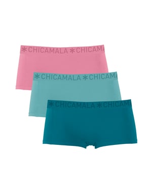 Chicamala Braguitas Bóxer para Niña - Pack de 3 - Ropa Interior para Niña