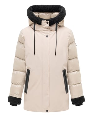Chaqueta de invierno para mujer Navahoo Herzschmelz 14 con capucha